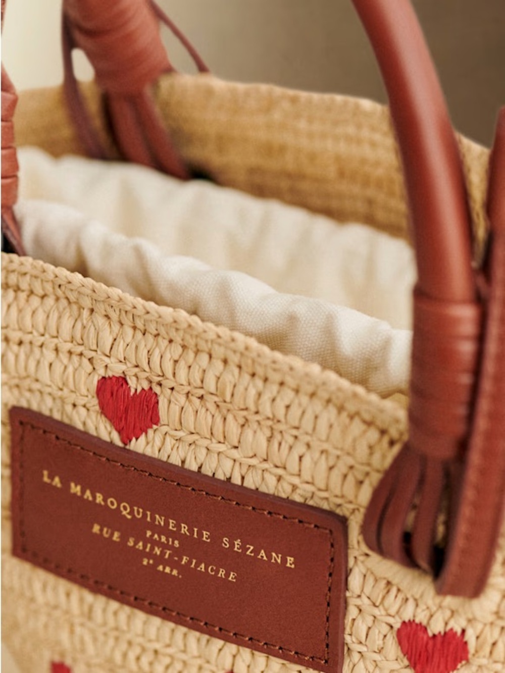 NWOT SÉZANE JUSTINE MINI BASKET BAG - Picture 3 of 5